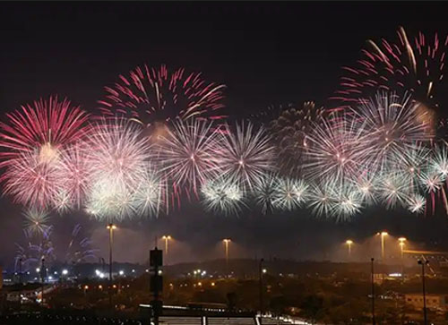 宜良县焰火晚会